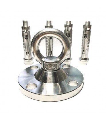 Hardware Specialist SUS304 Stainless Steel 360° Rotating Ceiling Hook