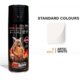 Samurai 5 Artic White Standard Spray Paint - 400mL