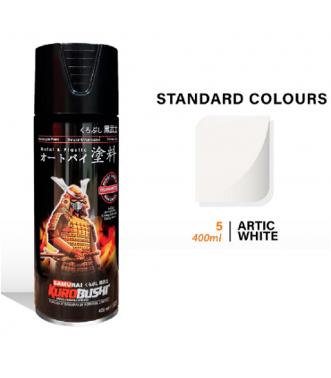 Samurai 5 Artic White Standard Spray Paint - 400mL