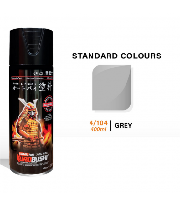 Samurai 4/104 Grey Standard Spray Paint - 400mL