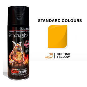 Samurai 36/108 Chrome Yellow Standard Spray Paint - 400mL