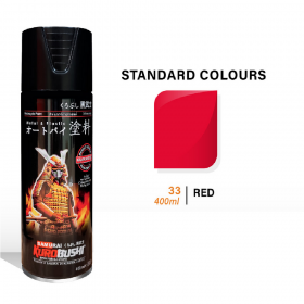 Samurai 33/6 Red Standard Spray Paint - 400mL