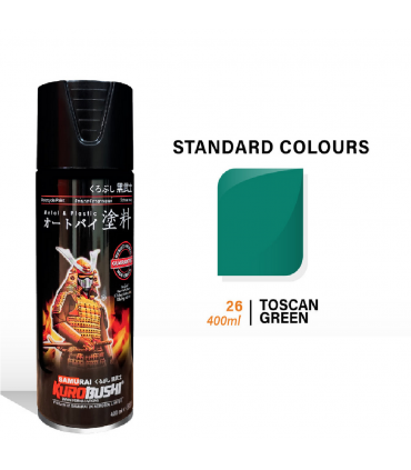 Samurai 26/322 Tosca Green Gloss Standard Spray Paint - 400mL