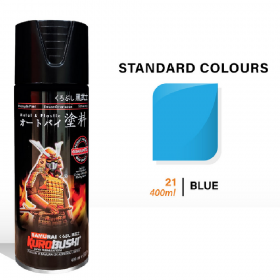 Samurai 21/312 Blue Gloss Standard Spray Paint - 400mL