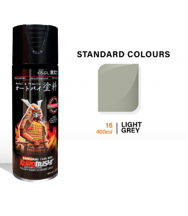 Samurai 16/106 Light Grey Gloss Standard Spray Paint - 400mL