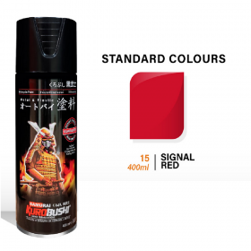 Samurai 15/23 Signal Red Gloss Standard Spray Paint - 400mL