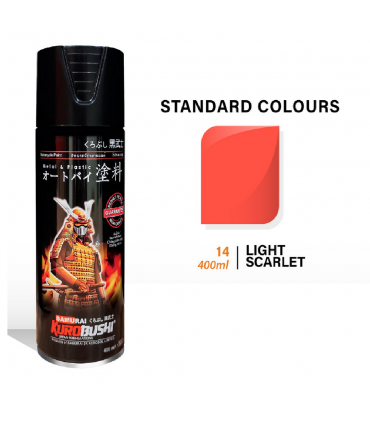 Samurai 14/115 Light Scarlet Gloss Standard Spray Paint - 400mL