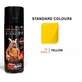 Samurai 12/1728 Yellow Gloss Standard Spray Paint - 400mL