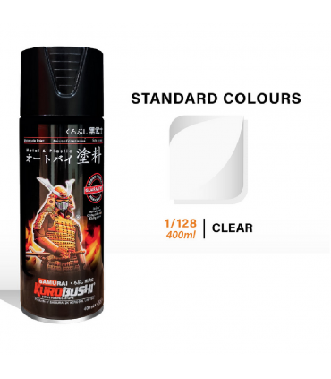 Samurai 1/128 Clear Gloss Standard Spray Paint - 400mL