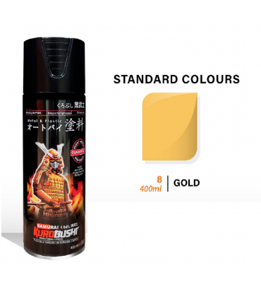 Samurai 8/123 Gold Standard Spray Paint - 400mL
