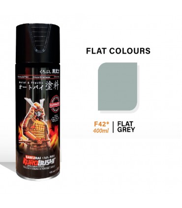 Samurai F42 Flat Grey Standard Spray Paint - 400mL