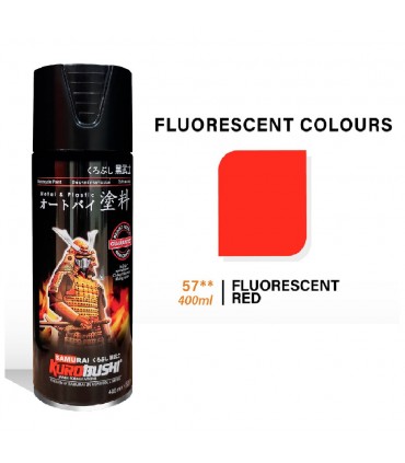 Samurai 57 Fluorescent Red Spray Paint