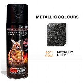 Samurai 63 Metallic Grey Spray Paint