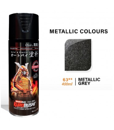 Samurai 63 Metallic Grey Spray Paint