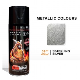 Samurai 39/1701 Sparkling Silver Metallic Spray Paint