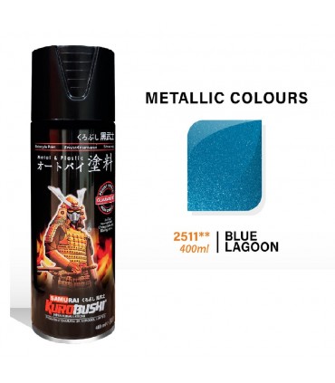 Samurai 2511 Blue Lagoon Metallic Spray Paint