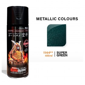 Samurai 1144 Super Green Metallic Spray Paint