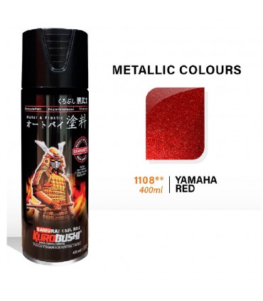 Samurai 1108 Yamaha Red Metallic Spray Paint