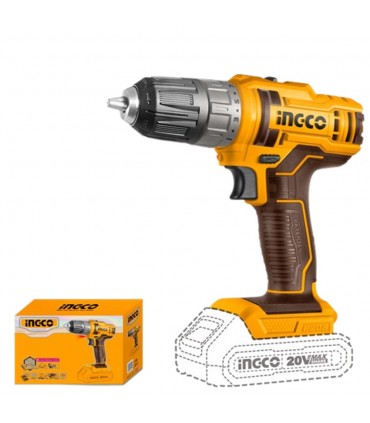 Ingco CDLI200515 20V Cordless Reverse Rotation Drill - Bare Unit