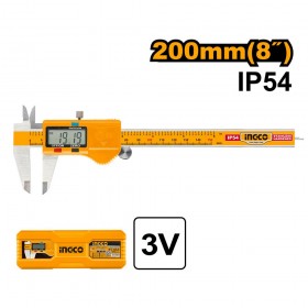 Ingco HDCD28200 0-200MM Water Resistant Digital Vernier Caliper