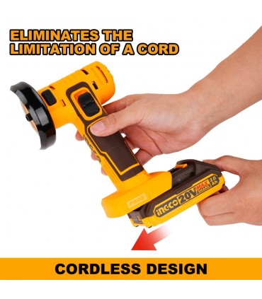 Ingco CAGLI7601 20V Lithium-Ion Cordless Mini Cut off Tool - Bare Unit