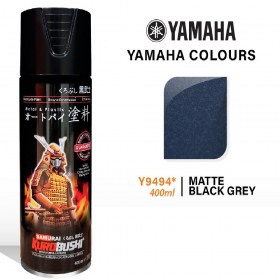 Samurai Y9494 Yamaha Matte Black Grey Spray Paint