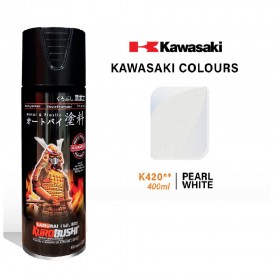 Samurai K420 Kawasaki Pearl White Spray Paint