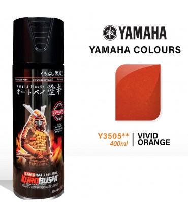Samurai Y3505 Yamaha Vivid Orange Spray Paint