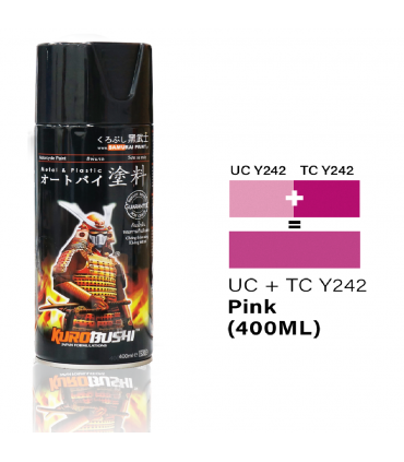 Samurai UCY242 + TCY242 Yamaha Pink 2 Coat Spray Paint