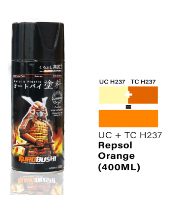 Samurai UCH237 + TCH237 Honda Repsol Orange 2 Coat Spray Paint