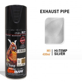 Samurai HI-TEMP Silver Spray Paint