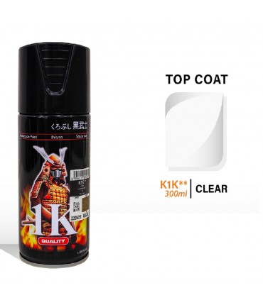 Samurai 1K Top Coat Spray Paint  K1K / K1KT