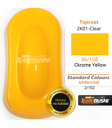 Samurai 36/108 Chrome Yellow Standard Spray Paint - 400mL