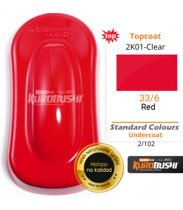 Samurai 33/6 Red Standard Spray Paint - 400mL