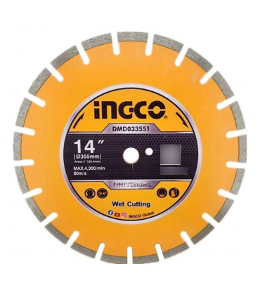 Ingco DMD033551 14" (355mm) Diamond Cutting Disc