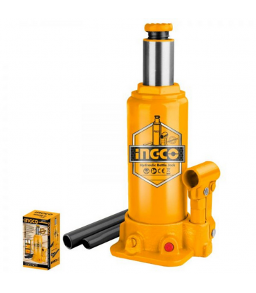 Ingco HBJ1002 460mm Industrial 10Tons Hydraulic Bottle Jack