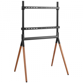 Titan SGB105B Studio TV Floor Stand with Snap Lock Design and Cable Management