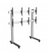 Titan SGB140 Heavy-Duty Casters Video Wall Cart
