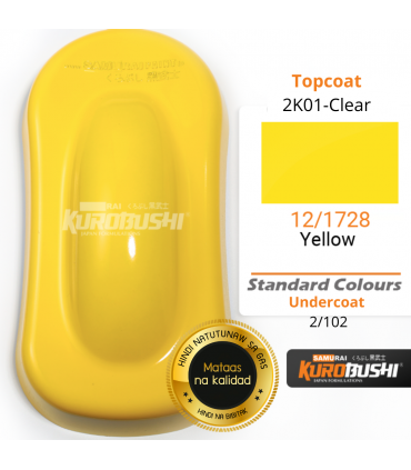 Samurai 12/1728 Yellow Gloss Standard Spray Paint - 400mL