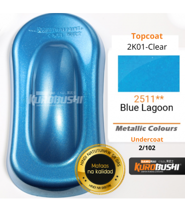 Samurai 2511 Blue Lagoon Metallic Spray Paint