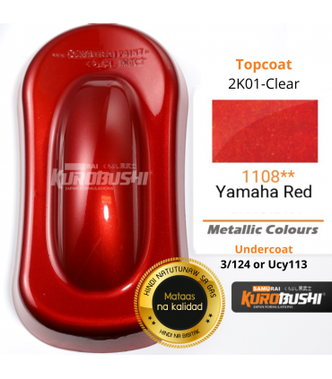 Samurai 1108 Yamaha Red Metallic Spray Paint