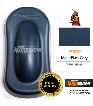 Samurai Y9494 Yamaha Matte Black Grey Spray Paint