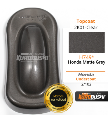 Samurai H749 Honda Matte Grey Spray Paint