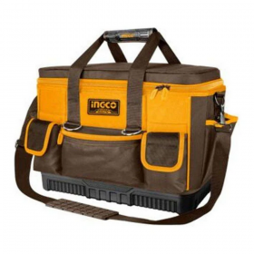 Ingco HTBG10 16" Heavy Duty Industrial Tool Bag with 25 Pockets
