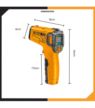 Ingco HIT010381 32°C Digital Non-Contact Infrared Thermometer