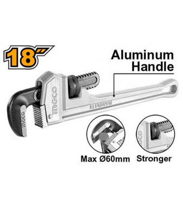 Ingco HALPW0118 18 inch Industrial Pipe Wrench