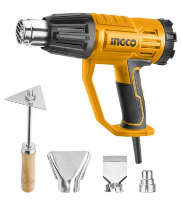 Ingco HG200047 2000W Three Stages Heat Gun With Tool Kit