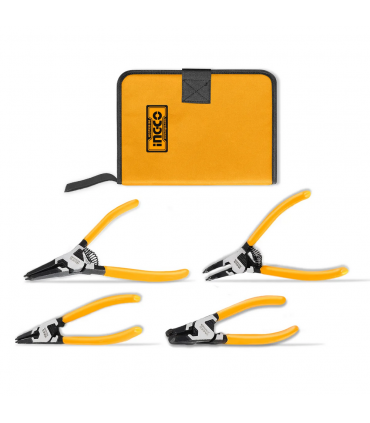 Ingco HCCPS26180 7" Circlip Plier Set - 4 Pieces