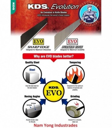 KDS Power White Evolution Spare Blade VB-10 EVO (10 Pieces)