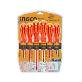 Ingco HKISD0608 Electrician Insulated Screwdriver Set - 6 Pieces